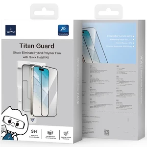 گلس گوشی آیفون 17 پرومکس ویوو Wiwu Titan GT- 020 همراه با کیت نصب