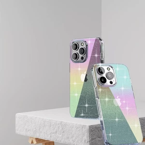 قاب شاین شفاف رنگی آیفون 13 پرو جی مکس Glitter