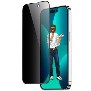 گلس پرایوسی آیفون 14پرو گرین‌لاین Green Lion GN9HSPY14P