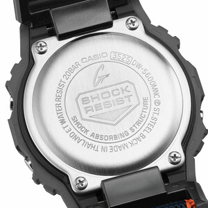 پشت ساعت مچی کاسیو G-SHOCK مدل DW-5600MNC