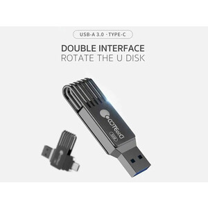 فلش مموری تایپ سی و یو ای بی 64 گیگ کوتتسی Coteetci Type C and USB flash memory CS8833-64G