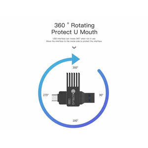 قیمت فلش مموری تایپ سی و یو ای بی کوتتسی Coteetci Type C and USB flash memory CS8833-64G