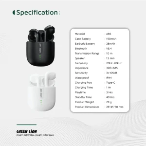هندزفری بلوتوثی گرین لاین مدل Atlanta True Wireless Earbuds