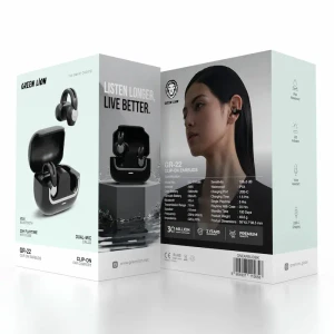 هندزفری بلوتوثی گیره ای گرین لاین مدل (Model: GL-TWS86)     Green Lion GR-22 Clip-On Earbuds