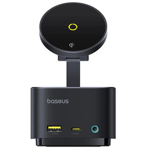 هاب تایپ‌سی 7 پورت و شارژر وایرلس بیسوس Baseus BS-OH122 B00072900121-00
