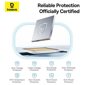 پاوربانک بیسوس فست شارژ 45 وات Type-C و USB مدل PPPG-1W45C P10076803123