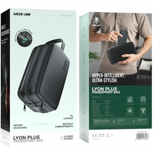 خرید کیف دستی گرین لاین Green Lion مدل Lyon Plus قفل اثر انگشتی