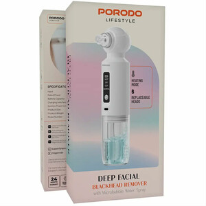 قیمت مکنده جوش سرسیاه پورودو Porodo مدل PDSX118WH با گرمادهی (دستگاه میکرودرم نیست ولی چک شود، دما یا تعداد سطح های گرمایش چک شود)