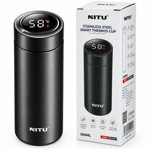 فلاسک دیجیتال نیتو NITU مدل NZ01 با نمایشگر دما ظرفیت 500ml