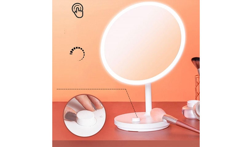 آینه رومیزی شیائومی&nbsp;LED Countertop Vanity Mirror-Timestyle NV535
