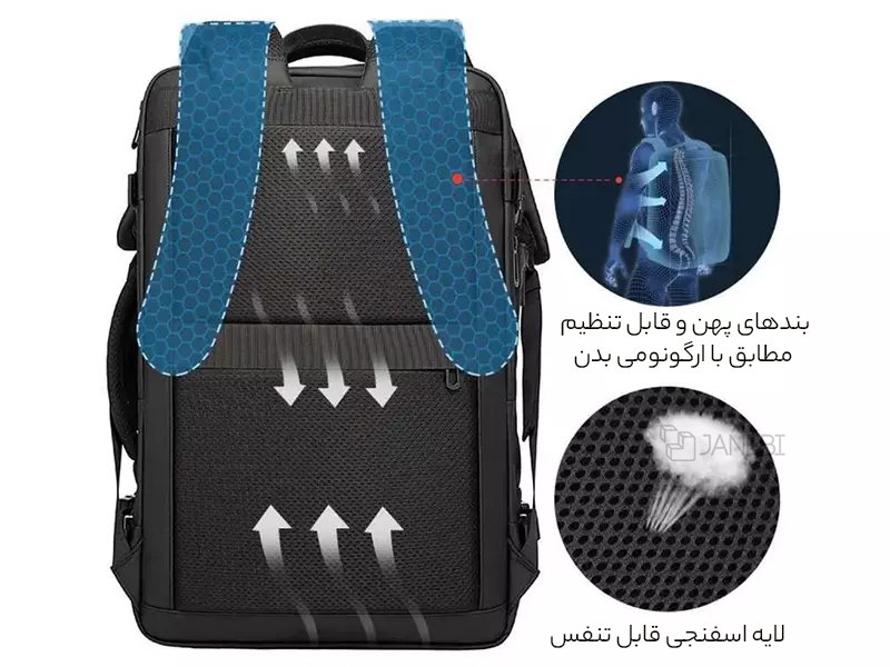 بند و پشتی نرم و راحت