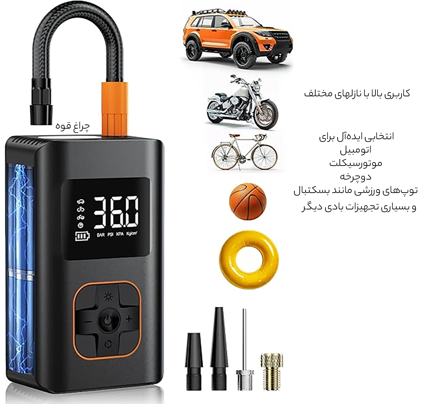 کاربردهای مختلف پمپ باد
