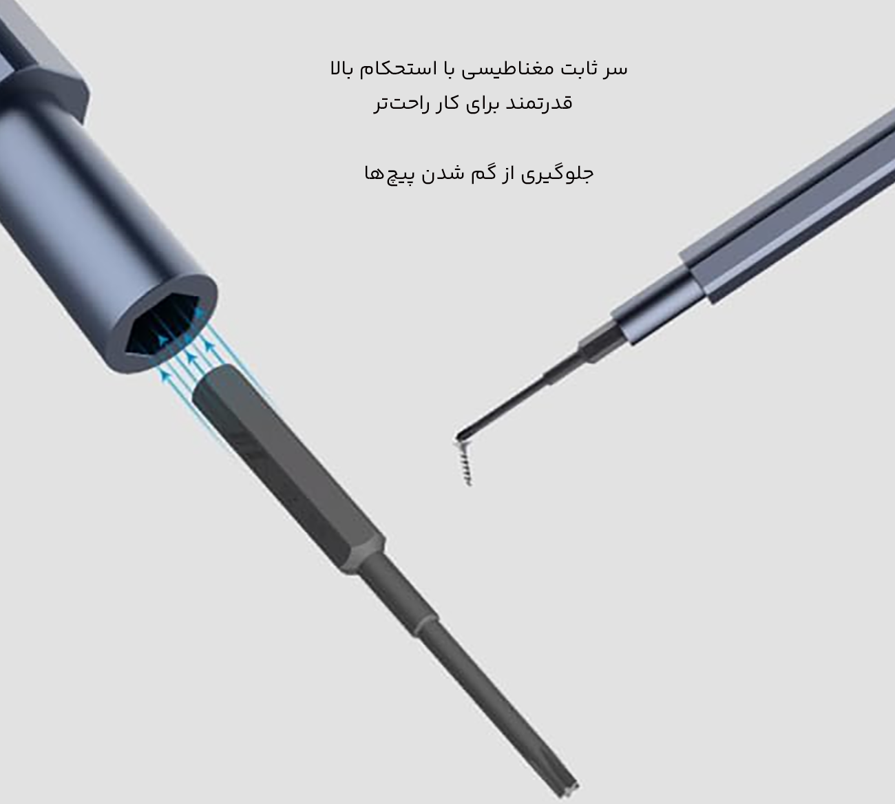 ابزار کارآمد با سریهای مغناطیسی