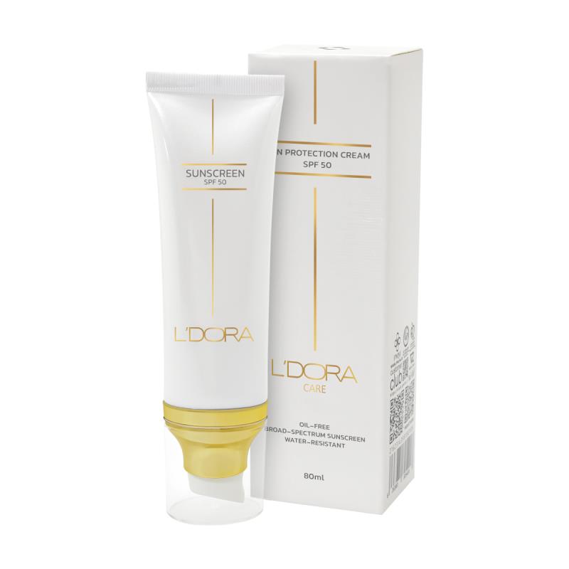 کرم ضدآفتاب SPF50 بی‌رنگ ۸۰ میلی‌لیتر