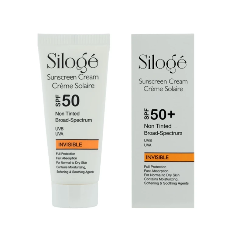 ضدآفتاب پوست نرمال تا خشک بی رنگ SPF 50  سیلوژه