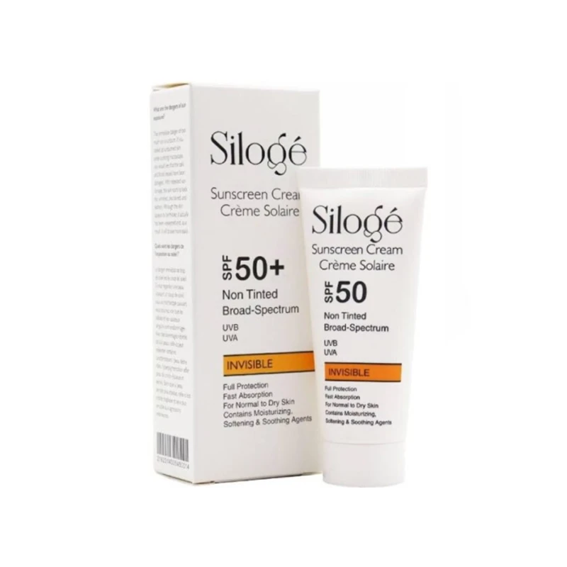 کرم ضد آفتاب رنگی سیلوژه با +SPF50 (فاقد چربی)