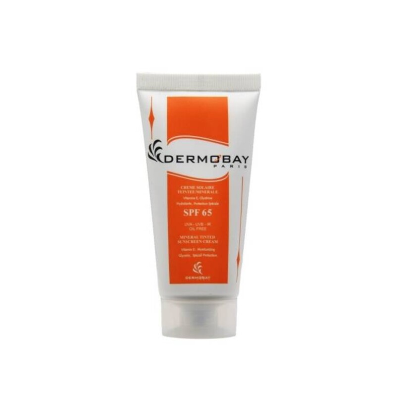 کرم ضد آفتاب درموبای مینرال SPF65 رنگی (لایت) فاقد چربی