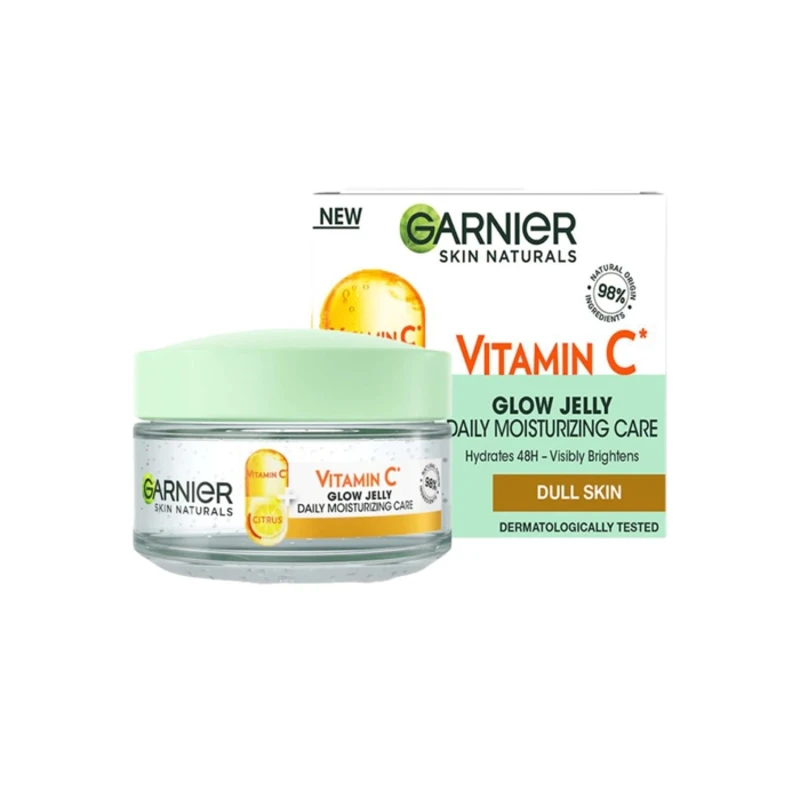 ژل آبرسان ویتامین سی گارنیر Garnier Skin Active Vitamin C Jelly Moisturiser 50Ml