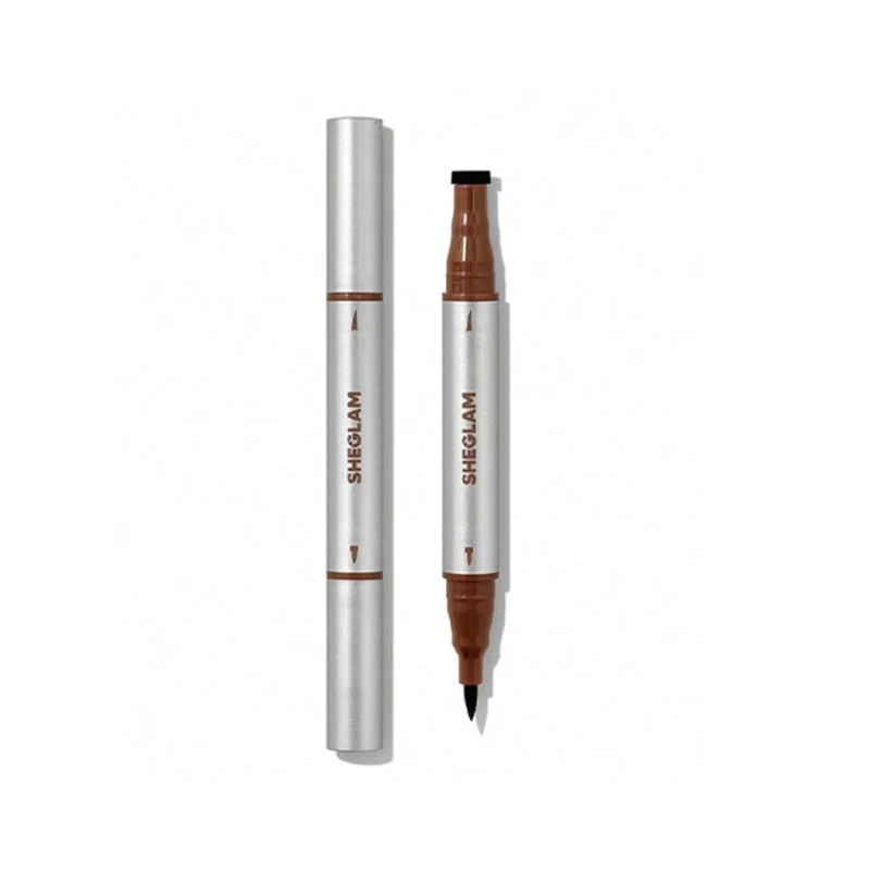 خط چشم دو سر ضد آب شیگلم SHEGLAM رنگ Brown