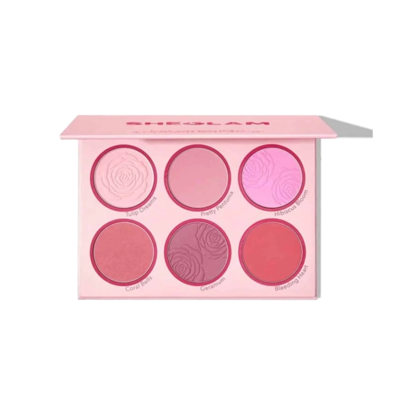 پالت رژگونه قلبی شیگلم مدل BLUSHING BOUQUET