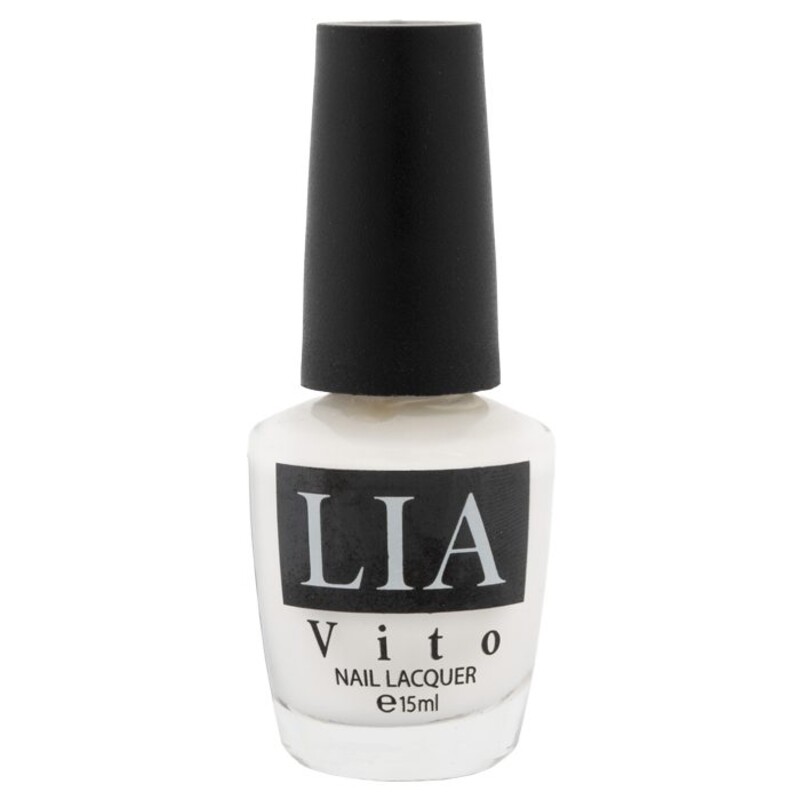 لاک ناخن لیا ویتو شماره 001 | Lia Vito Nail Polish 001