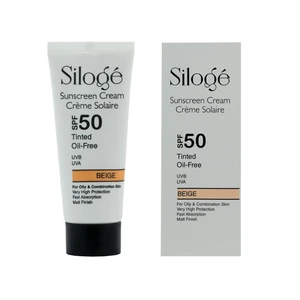 ضدآفتاب رنگ بژ پوست چرب و مختلط SPF 50  سیلوژه