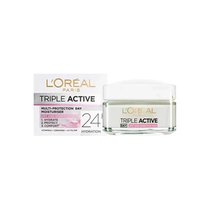 کرم آبرسان  لورال پوست خشک و حساس مدل Triple Active
