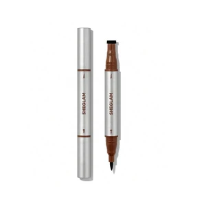 خط چشم دو سر ضد آب شیگلم SHEGLAM رنگ Brown