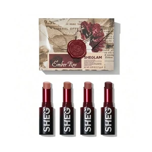 ست رژ لب جامد 4 عددی شیگلم سری Ember Rose