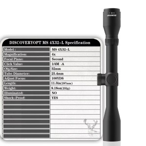 دوربین تفنگ دیسکاوری MS 4X32-L