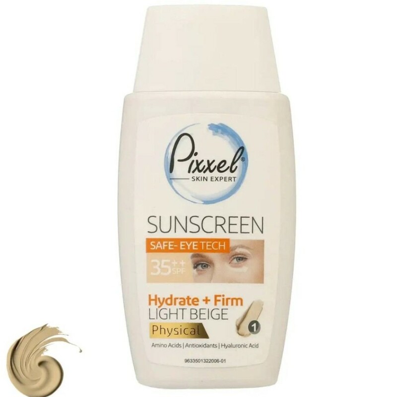 کرم ضد آفتاب فیزیکالی دور چشم و صورت شماره بژ روشن پیکسل با SPF35