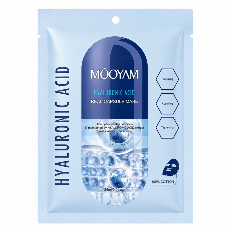 ماسک ورقه ای صورت     MÔOYAM مدل     Hyaluronic Acid Real