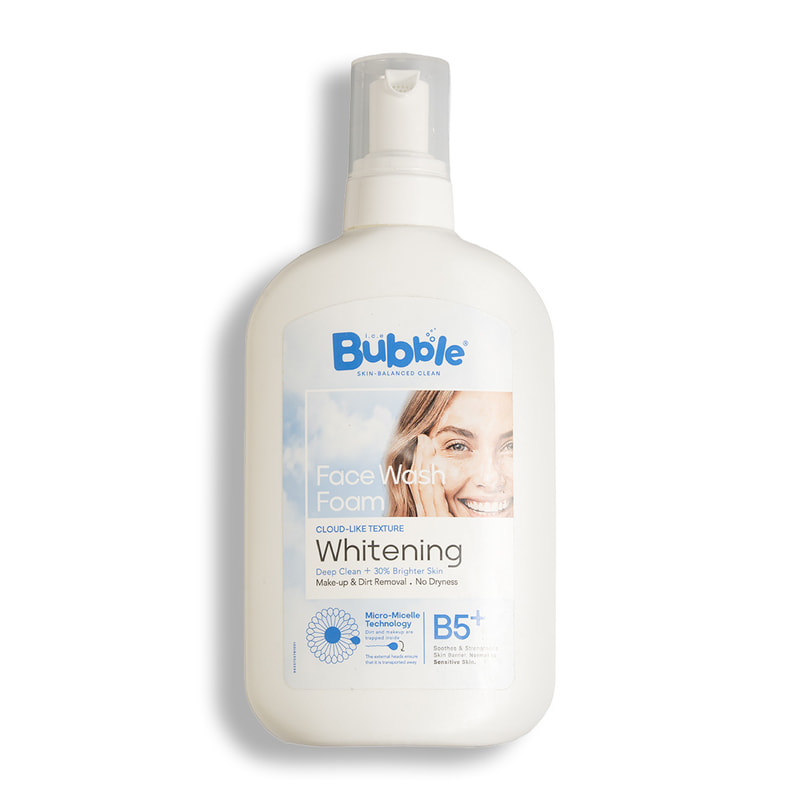 فوم شستشوی روشن کننده صورت آیس بابل مدل Whitening حجم 220 میلی‌لیتر