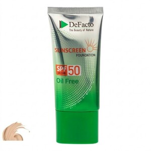 کرم ضد آفتاب رنگی صورت دیفکتو SPF 50 مدل LBمناسب برای پوست چرب حجم 50 میلیلیتر