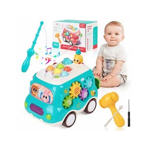 ماشین اسباب بازی 6 در 1 چند منظوره بلزدار و موزیکال KIDS