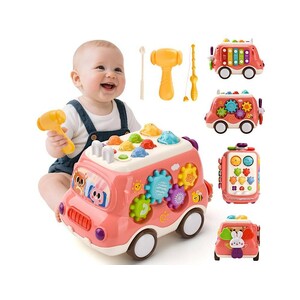 ماشین اسباب بازی 6 در 1 چند منظوره بلزدار و موزیکال KIDS