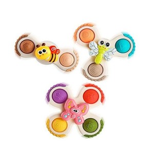 اسپینر چسبان پاپتی 3 عددی طرح حیوانات اسباب بازی SPINNING TOYS
