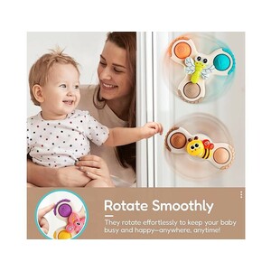 اسپینر چسبان پاپتی 3 عددی طرح حیوانات اسباب بازی SPINNING TOYS