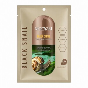 ماسک ورقه‌ای صورت Moyam مدل     Black Snail Rea