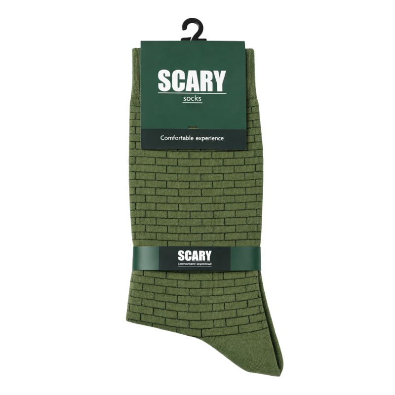جوراب ساق بلند مردانه scary طرح کلاسیک