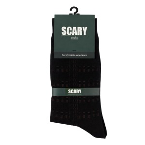 جوراب ساق بلند مردانه scary طرح کلاسیک