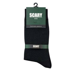 جوراب ساق بلند مردانه scary طرح کلاسیک