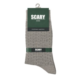 جوراب ساق بلند مردانه scary طرح کلاسیک