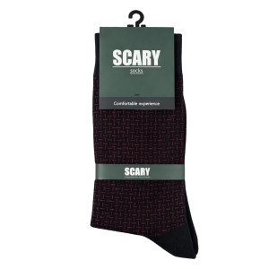 جوراب ساق بلند مردانه scary طرح کلاسیک