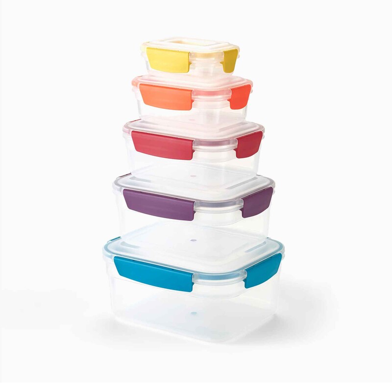 ظرف نگهدارنده جوزف جوزف مدل JOSEPH JOSEPH Nest Color  بسته 5 عددی