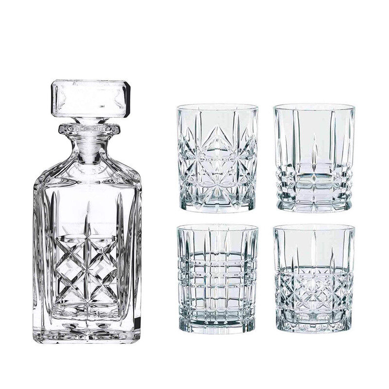 تنگ و لیوان ناخمن مدل Nachtmann Highland بسته 5 عددی