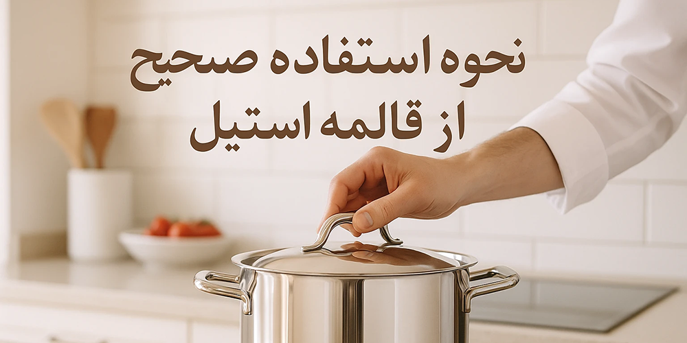 نحوه استفاده از قابلمه استیل