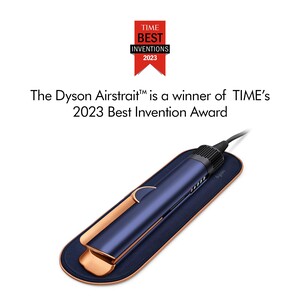 کاربرد اتو مو Dyson Airstrait Prussian Blue