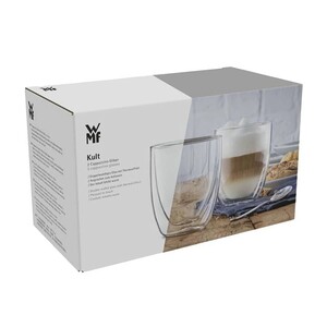 جعبه لیوان دوجداره WMF مدل  KULT Cappucino بسته 2 عددی