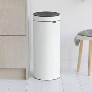 سطل زباله لاکچری سفید 30 لیتر برابانتیا مدل Brabantia Touch Bin